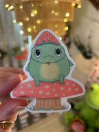 Strawberry Frog Sticker