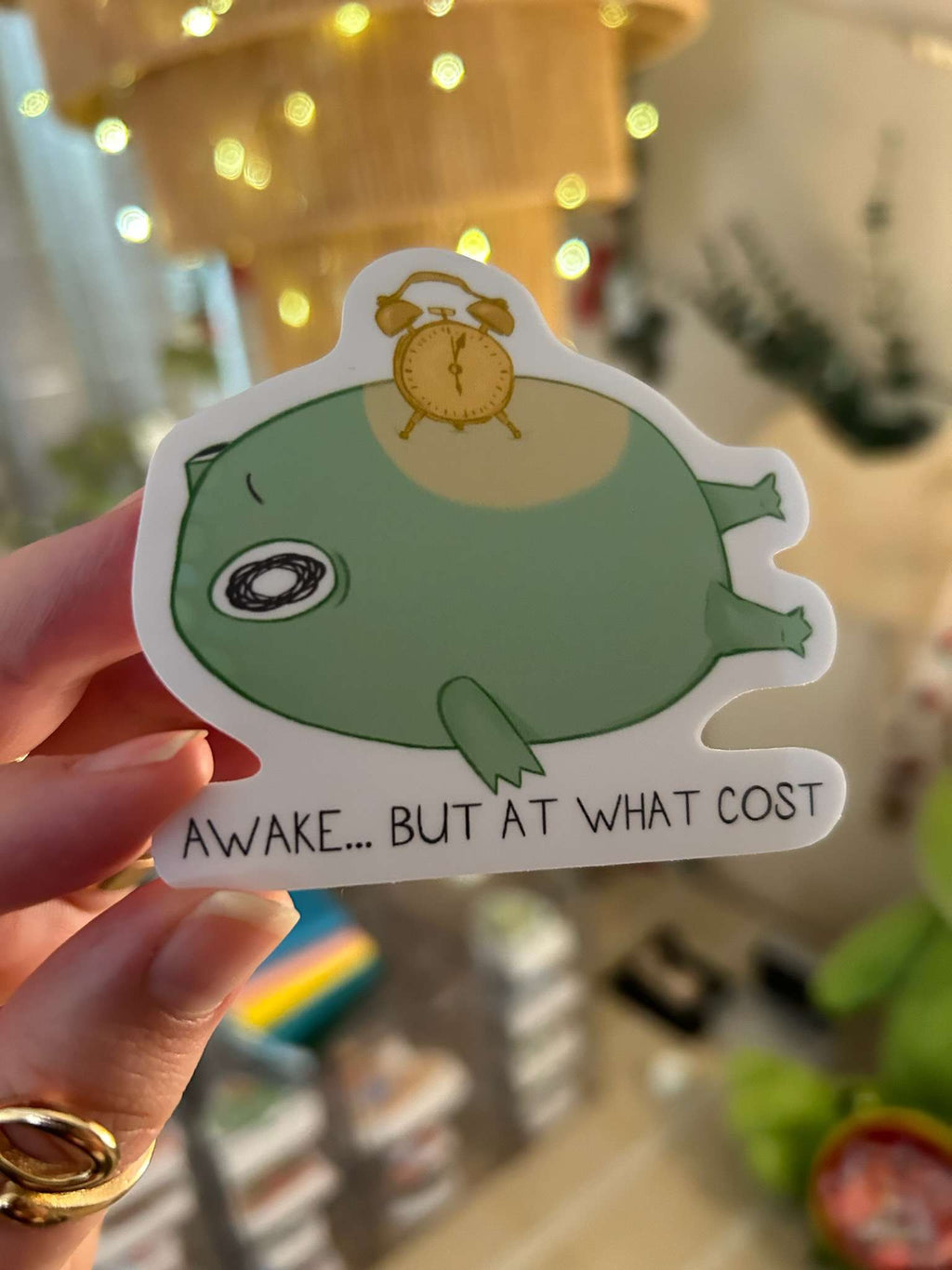 At What Cost Frog Sticker