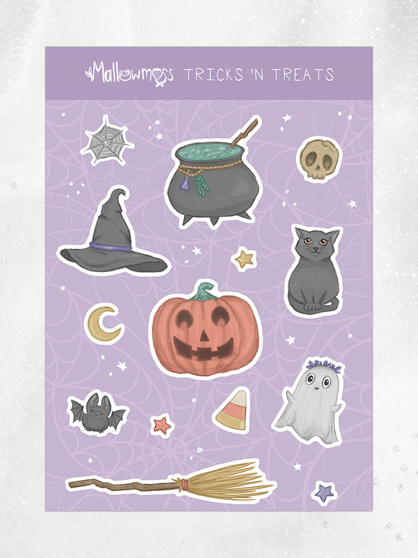 Tricks 'N Treats Sticker Sheet